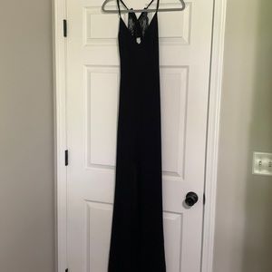 Lulus Black lace maxi